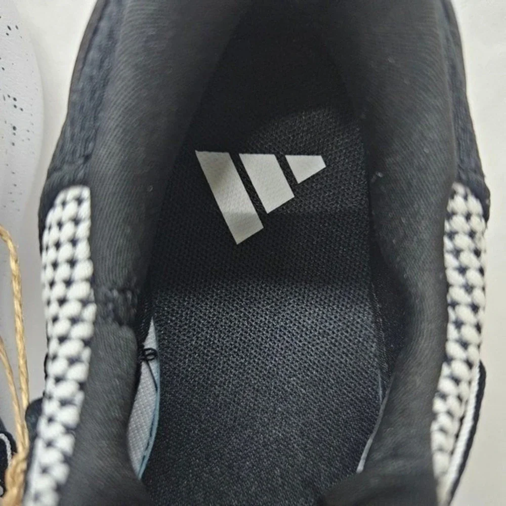 Adidas Lite Racer Adapt 7.0 K Athletic Shoes IE6384 Black White Kids Size 4‎